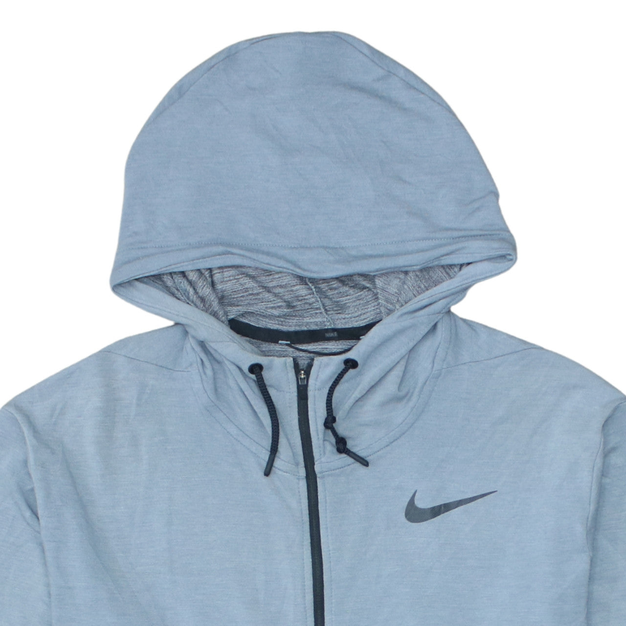 Mens UK Size L Nike Blue Full Zip Hoodie