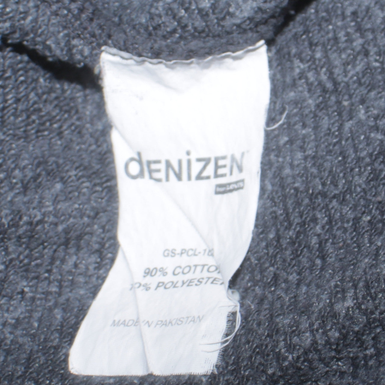 Mens UK Size M Levi's Black Pullover Sweatshirt