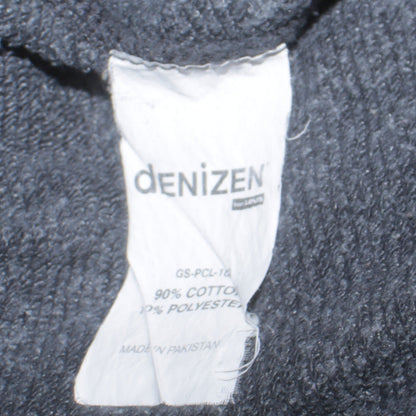 Mens UK Size M Levi's Black Pullover Sweatshirt