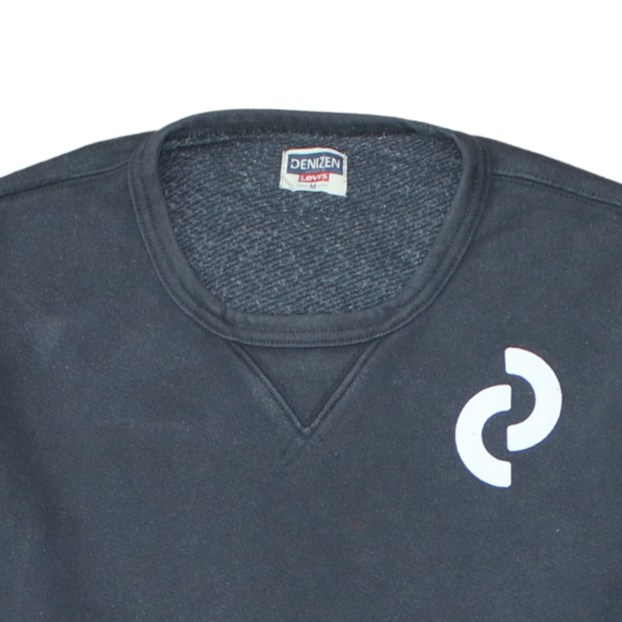 Mens UK Size M Levi's Black Pullover Sweatshirt