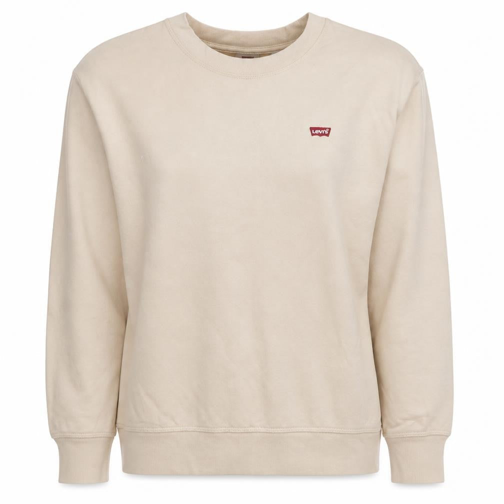 Womens UK Size 2XS Levi's Beige Pullover Sweatshirt