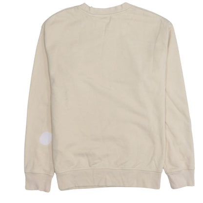 Womens UK Size 2XS Levi's Beige Pullover Sweatshirt