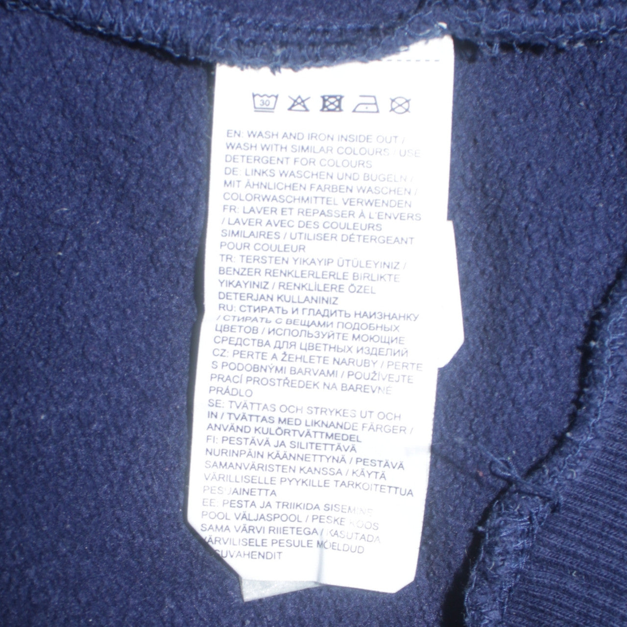 Mens UK Size L PUMA Blue Pullover Hoodie