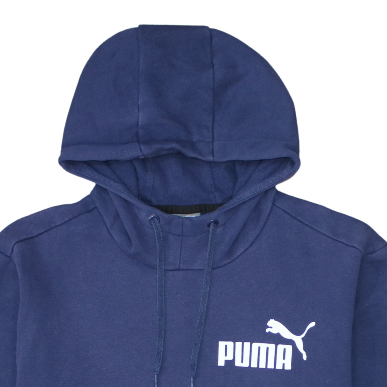 Mens UK Size L PUMA Blue Pullover Hoodie