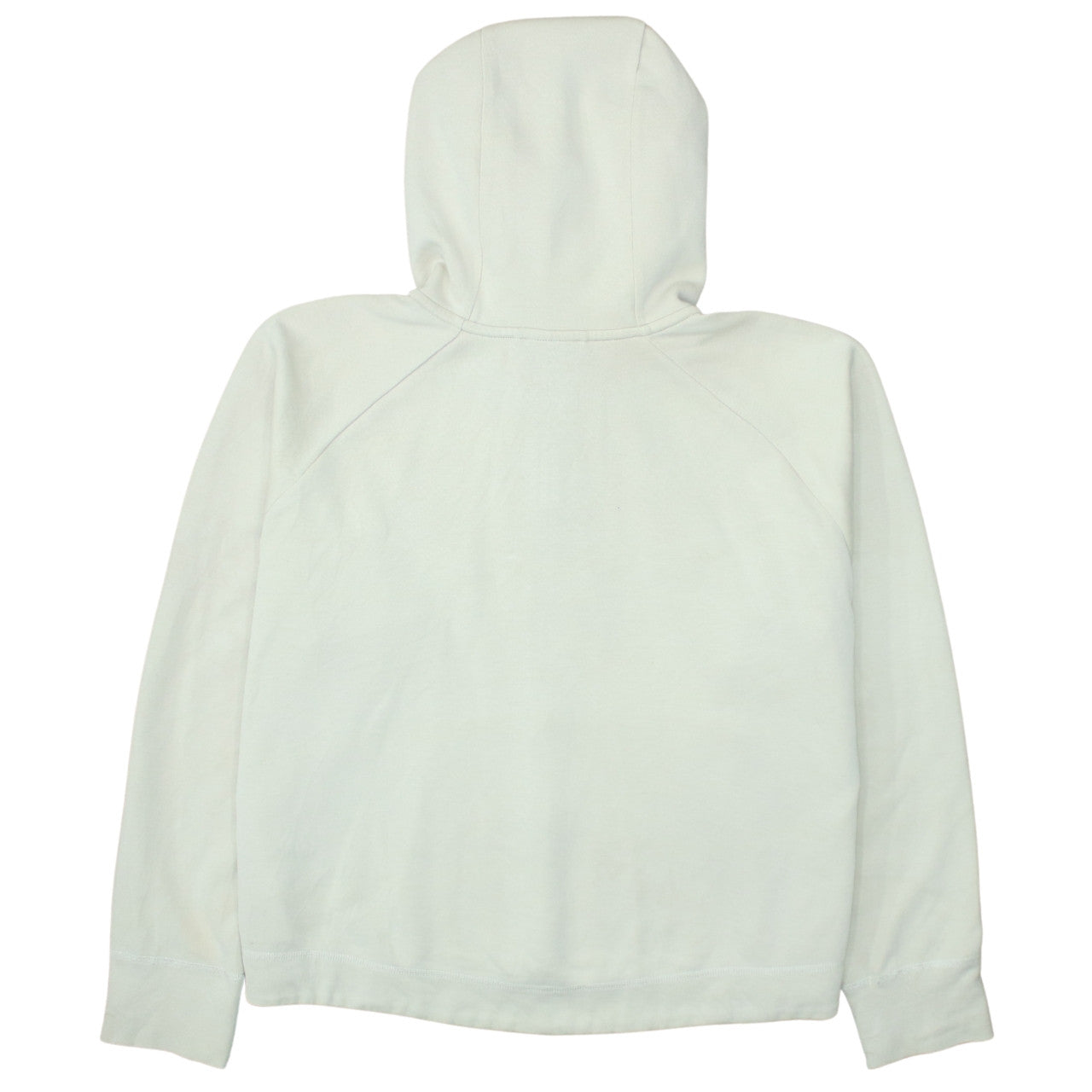 Womens UK Size L Nike Beige Full Zip Hoodie