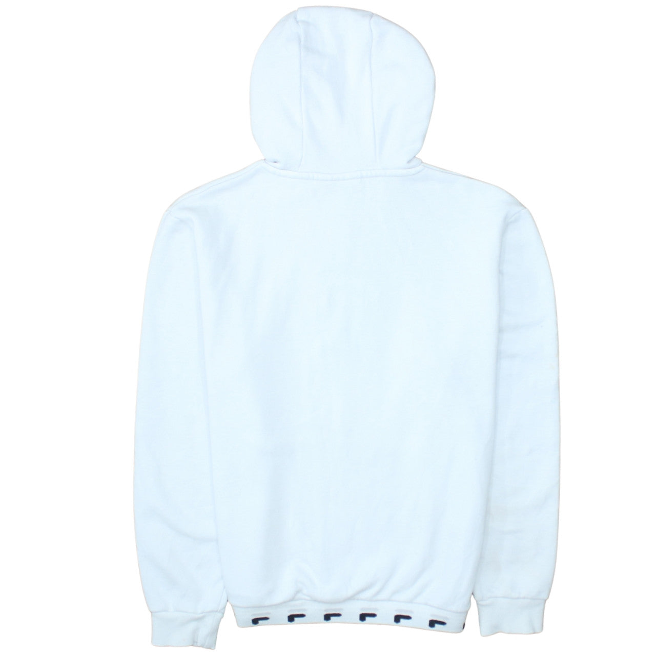 Mens UK Size M FILA White Pullover Hoodie