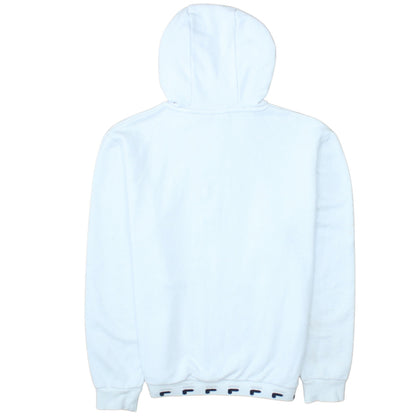 Mens UK Size M FILA White Pullover Hoodie