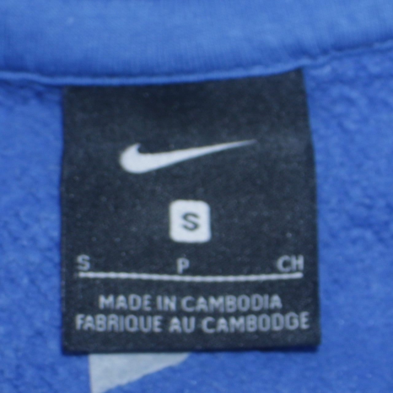 Mens UK Size S Nike Blue Pullover Hoodie