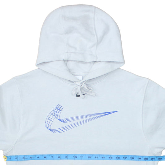 Mens UK Size S Nike White Pullover Hoodie