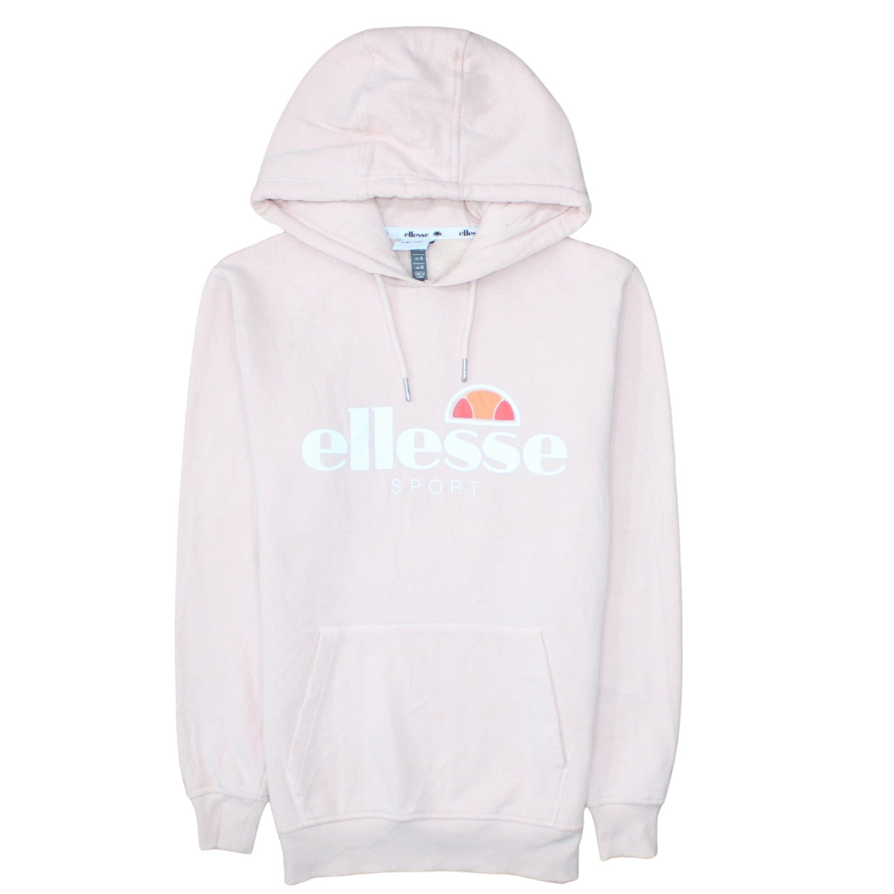 Womens UK Size 8 ellesse Pink Pullover Hoodie