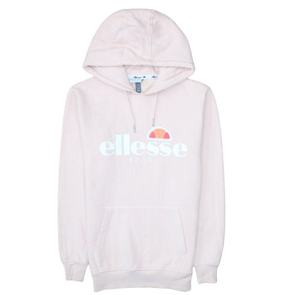 Womens UK Size 8 ellesse Pink Pullover Hoodie