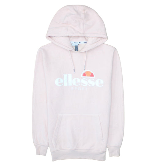 Womens UK Size 8 ellesse Pink Pullover Hoodie