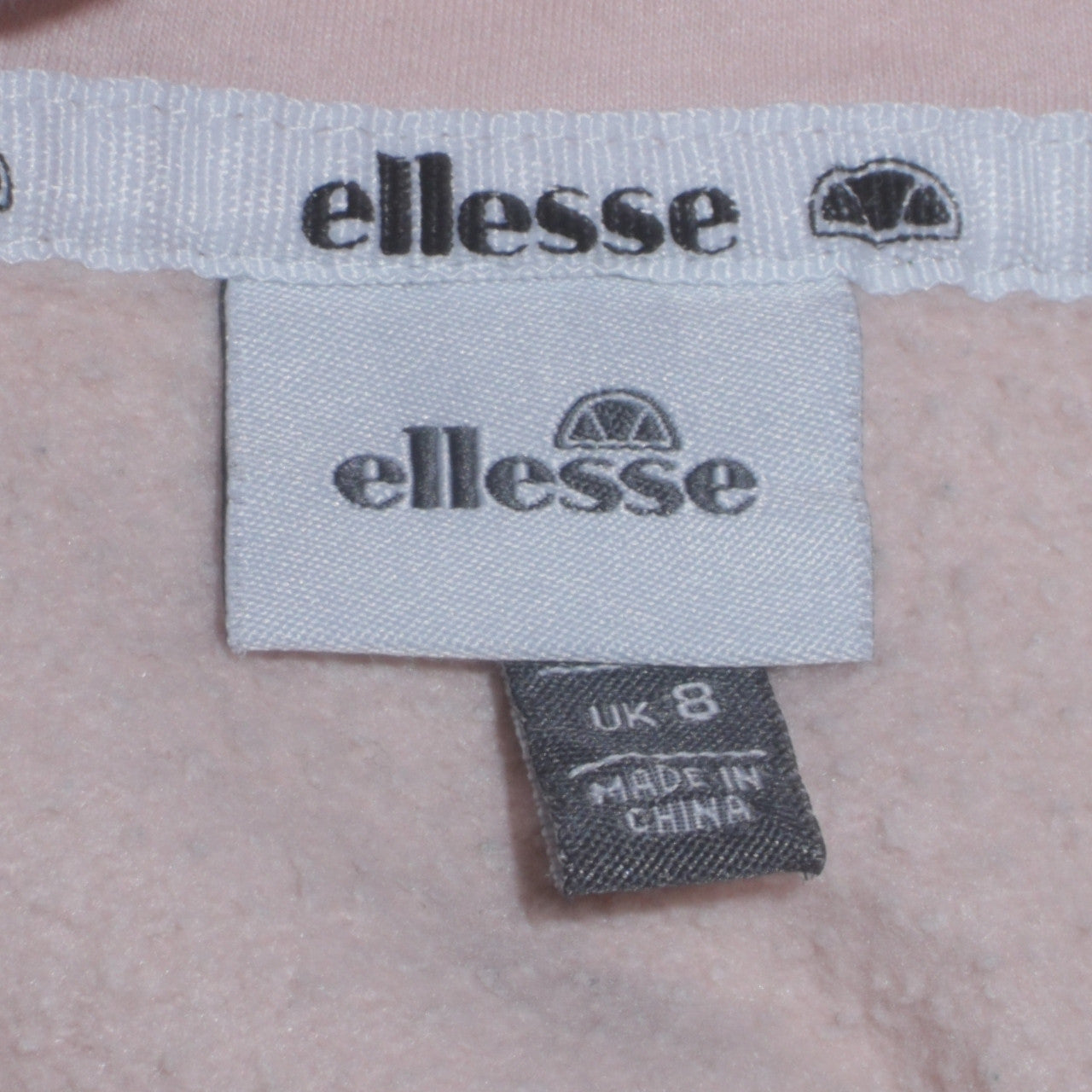 Womens UK Size 8 ellesse Pink Pullover Hoodie