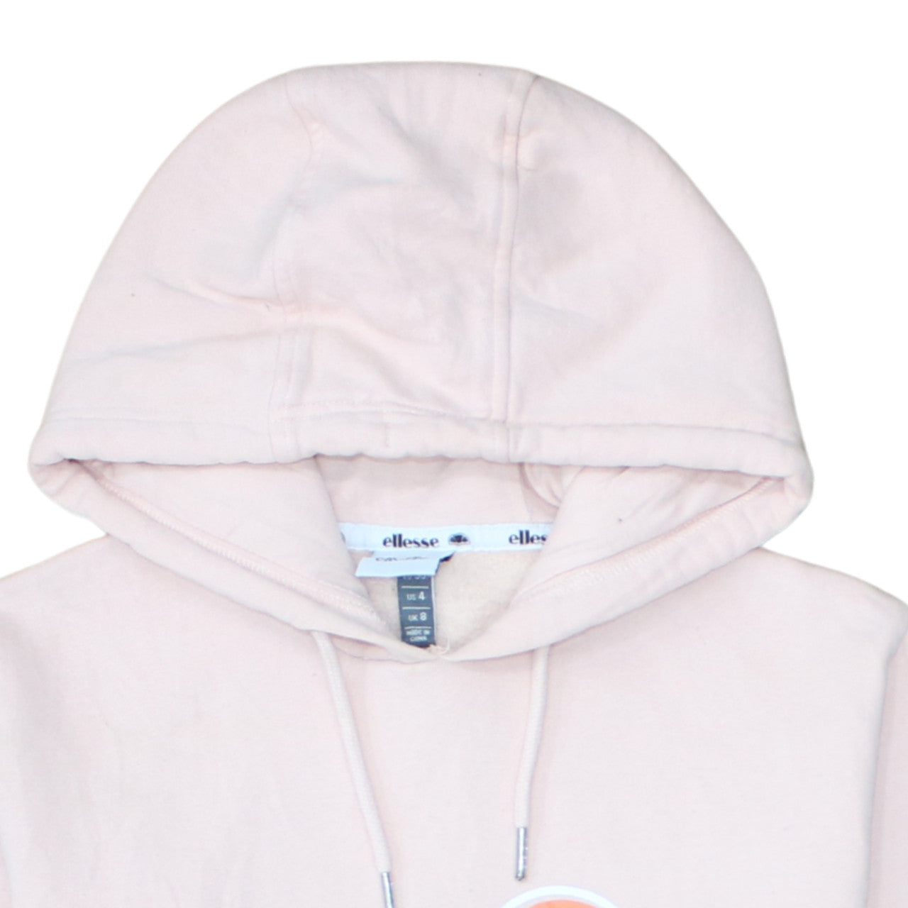 Womens UK Size 8 ellesse Pink Pullover Hoodie