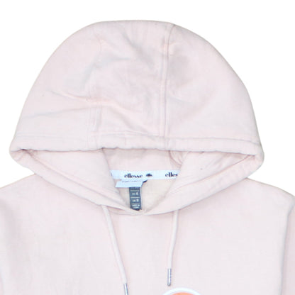Womens UK Size 8 ellesse Pink Pullover Hoodie