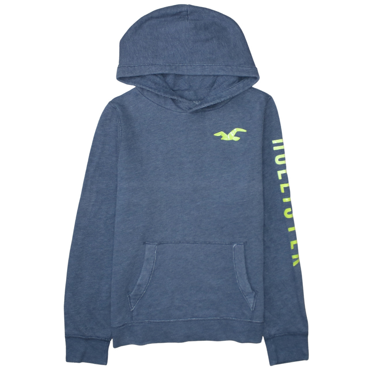 Mens UK Size XL Hollister Blue Pullover Hoodie