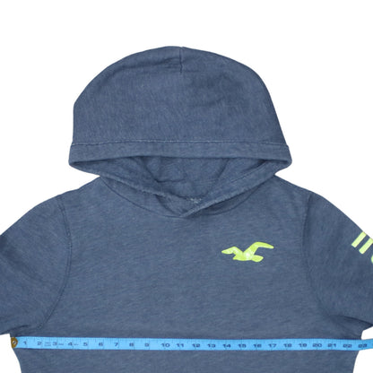 Mens UK Size XL Hollister Blue Pullover Hoodie