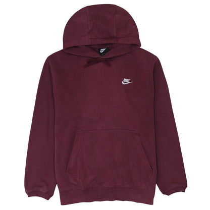 Mens UK Size M Nike Red Pullover Hoodie