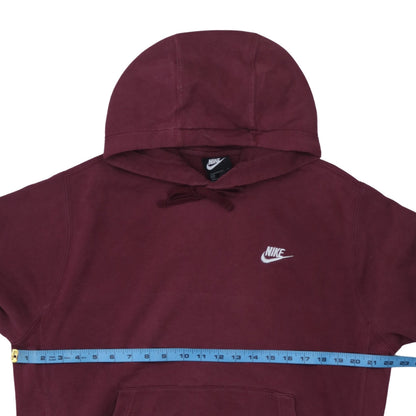 Mens UK Size M Nike Red Pullover Hoodie