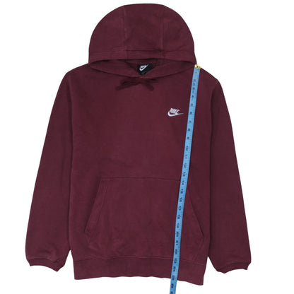 Mens UK Size M Nike Red Pullover Hoodie
