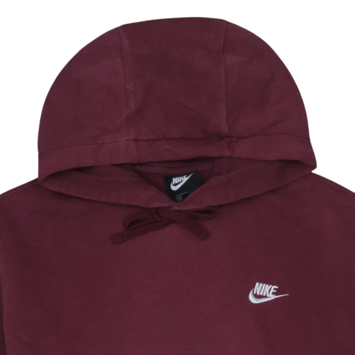 Mens UK Size M Nike Red Pullover Hoodie