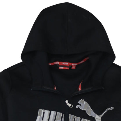 Mens UK Size XL PUMA Black Full Zip Hoodie