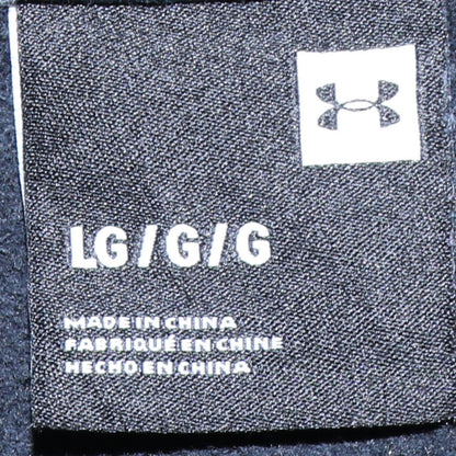 Under Armour Men's Blue Pullover Hoodie L Logo Camouflage Sportswear