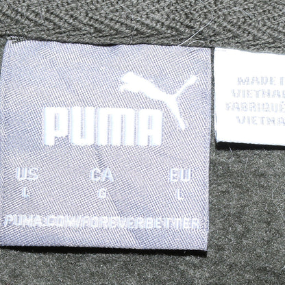 Mens UK Size L PUMA Green Pullover Hoodie