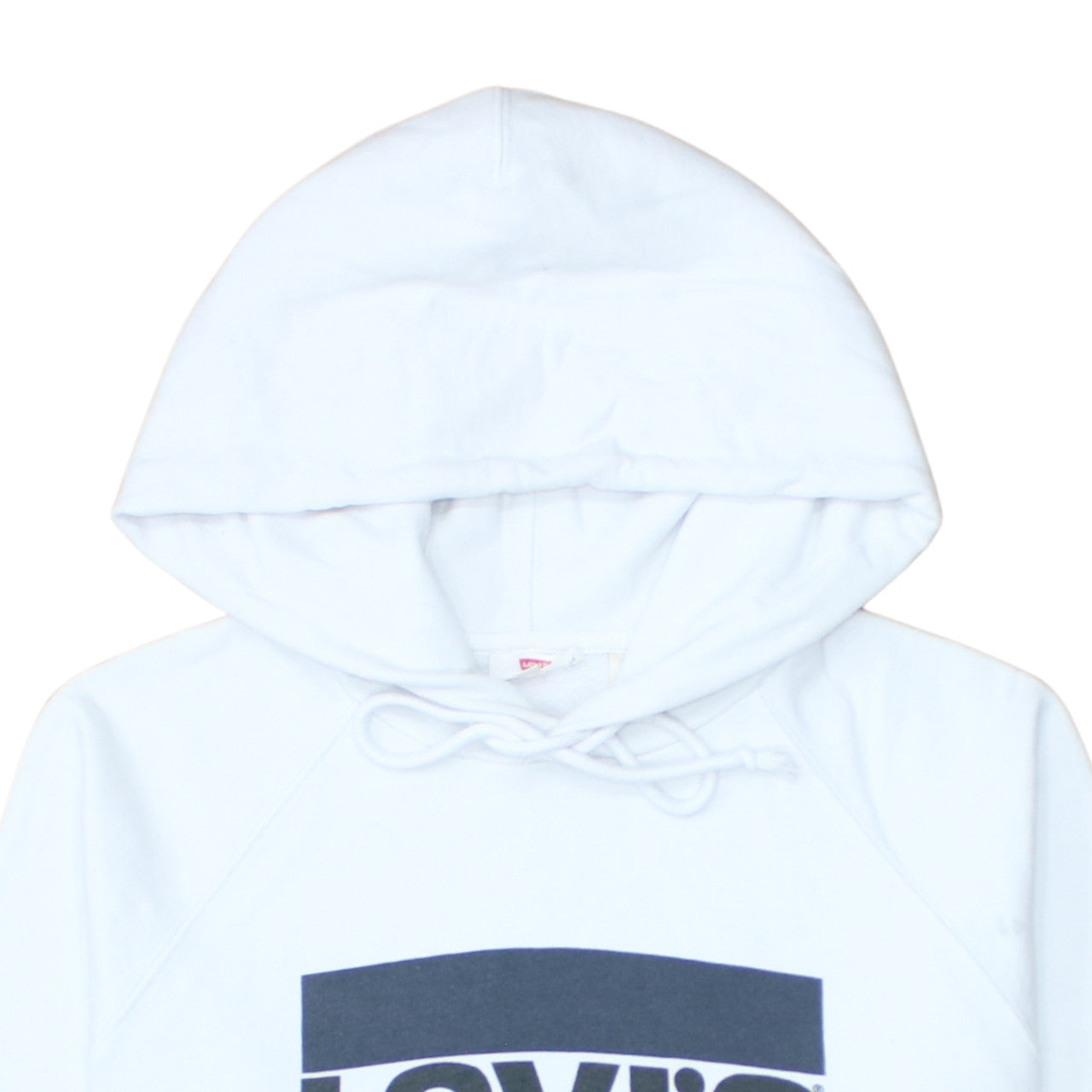 Mens UK Size S Levi's White Pullover Hoodie