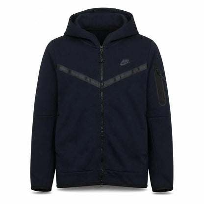 Mens UK Size L Nike Blue Full Zip Hoodie
