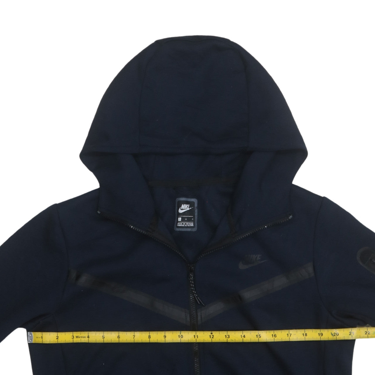 Mens UK Size L Nike Blue Full Zip Hoodie