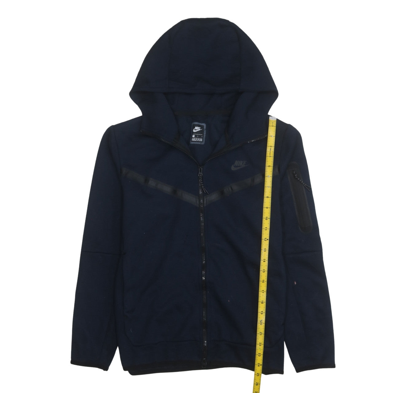 Mens UK Size L Nike Blue Full Zip Hoodie