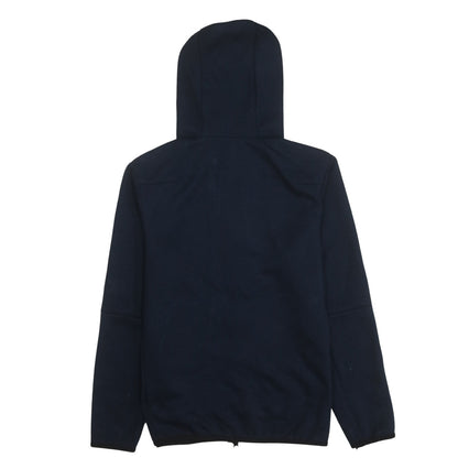 Mens UK Size L Nike Blue Full Zip Hoodie