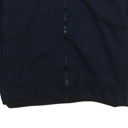 Mens UK Size L Nike Blue Full Zip Hoodie