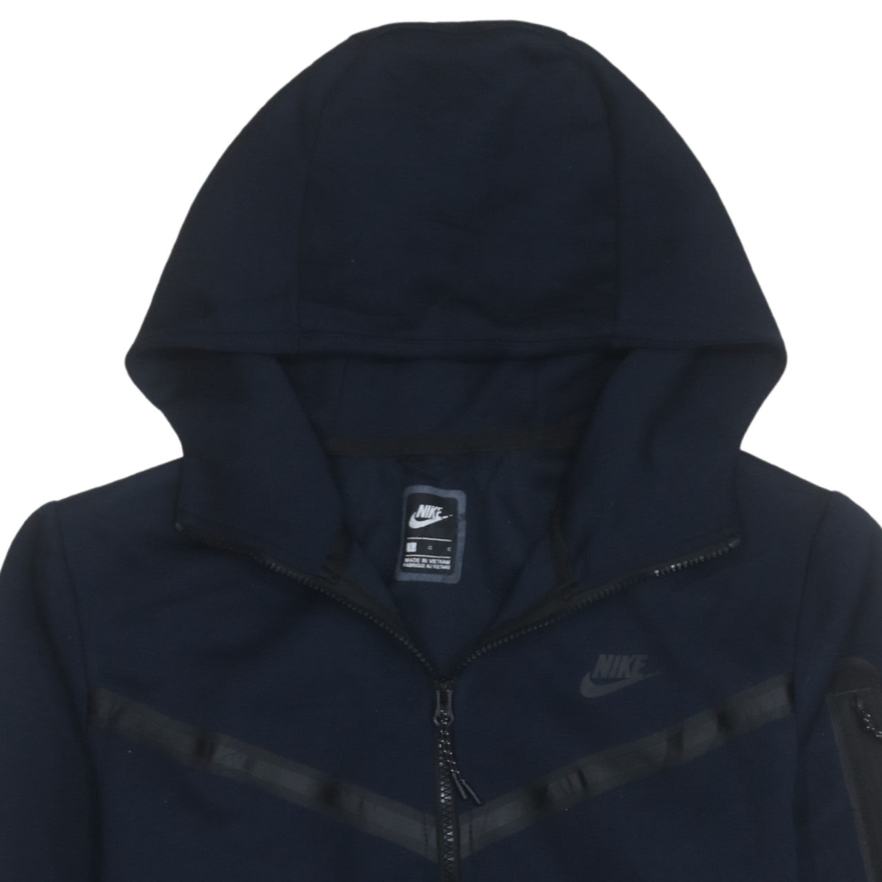 Mens UK Size L Nike Blue Full Zip Hoodie