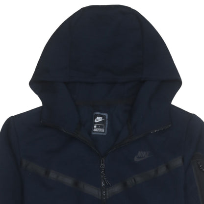 Mens UK Size L Nike Blue Full Zip Hoodie
