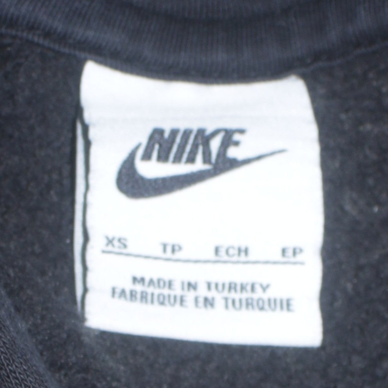 Mens UK Size XS Nike Black Pullover Hoodie
