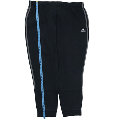 Mens UK Size 2XL adidas Regular Fit Jogger Black Trousers