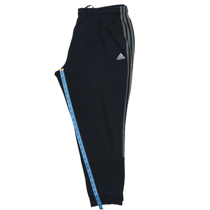Mens UK Size 2XL adidas Regular Fit Jogger Black Trousers