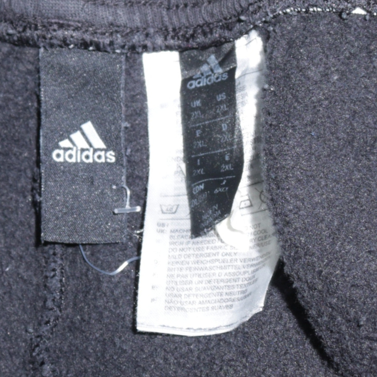 Mens UK Size 2XL adidas Regular Fit Jogger Black Trousers