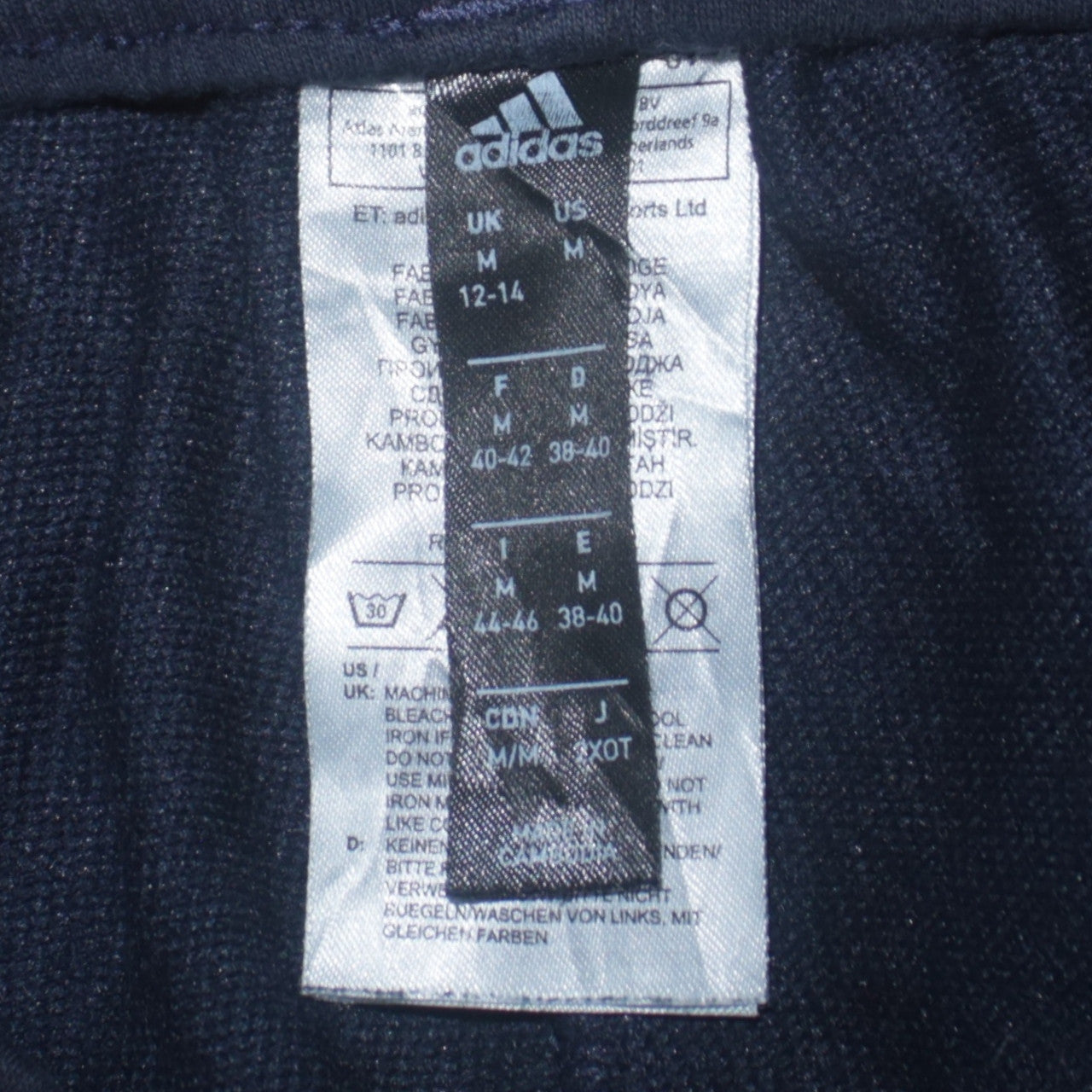 Womens UK Size 12-14 adidas Regular Fit Jogger Blue Trousers