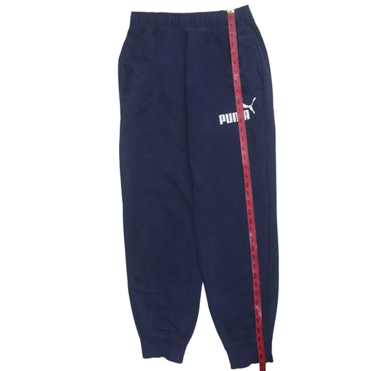 Womens UK Size S PUMA Regular Fit Sweatpants Blue Trousers