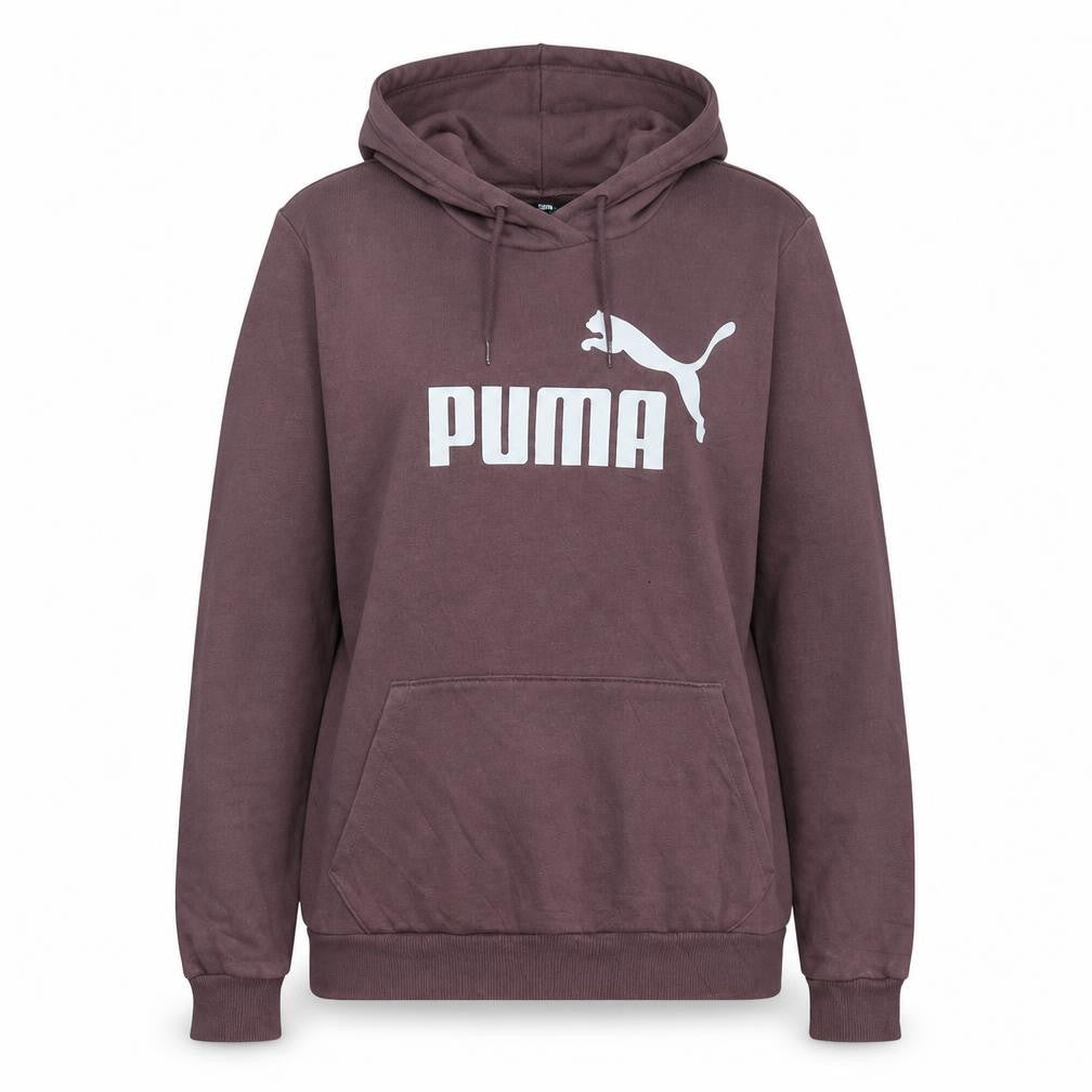Womens UK Size XL PUMA Brown Pullover Hoodie