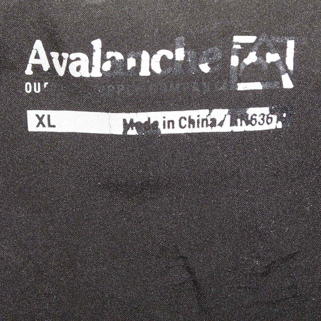 Mens UK Size XL Avalanche Black Basic Jacket