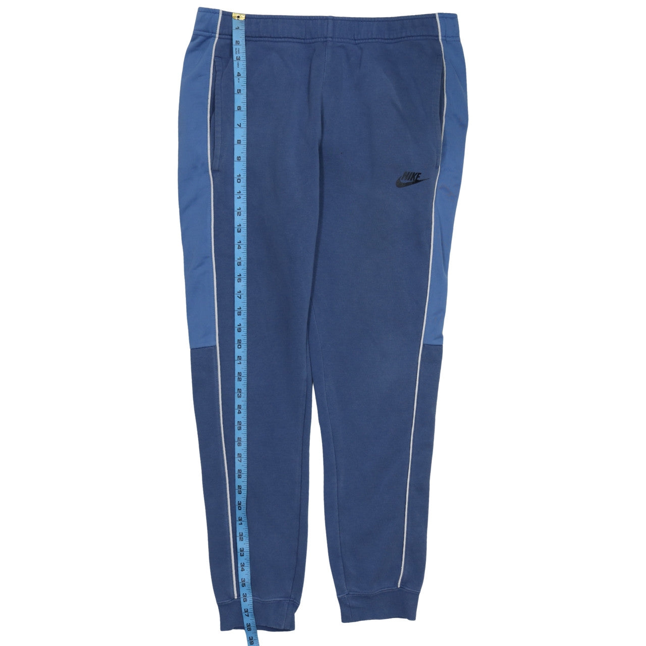 Mens UK Size M Nike Regular Fit Jogger Blue Trousers
