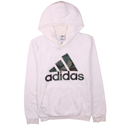 Mens UK Size XS adidas White Pullover Hoodie