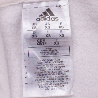 Mens UK Size XS adidas White Pullover Hoodie
