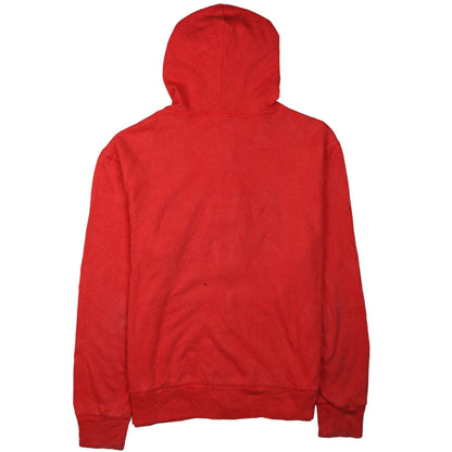 Mens UK Size L Gap Red Full Zip Hoodie