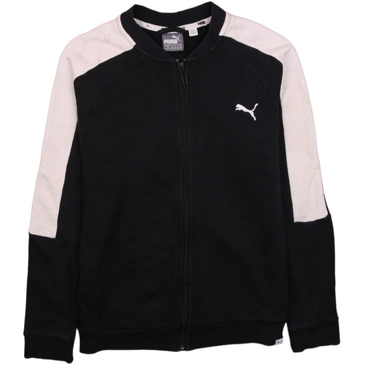 Womens UK Size 14 PUMA Black Full Zip Sweatshirt