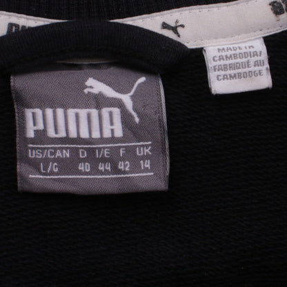 Womens UK Size 14 PUMA Black Full Zip Sweatshirt